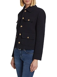 Paola Cotton-Blend Jacket
