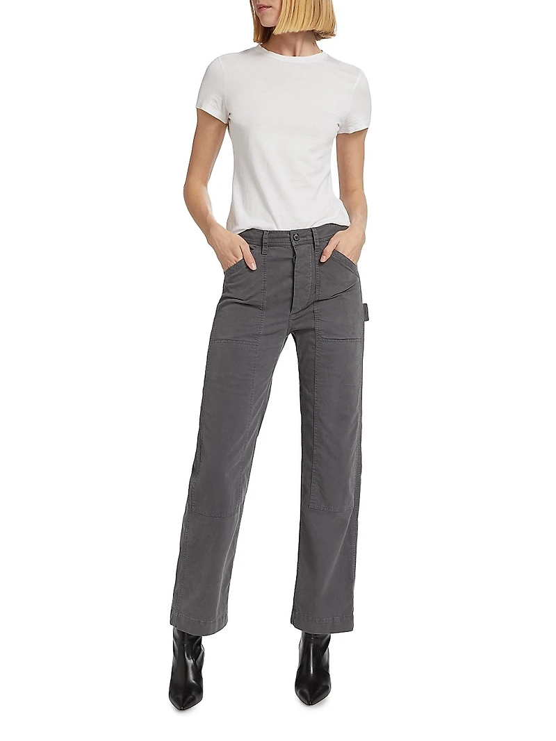 Tibault Stretch-Cotton Pants