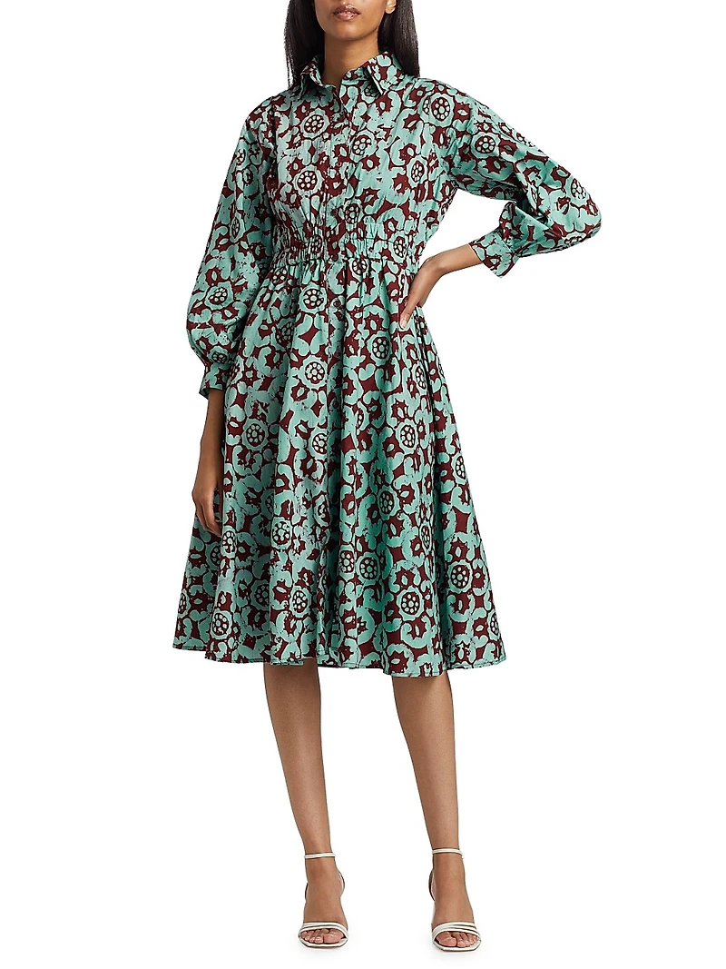 Gbemi Printed Shirtdress