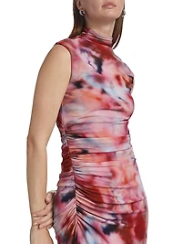 Kai Printed Jersey Midi-Dress