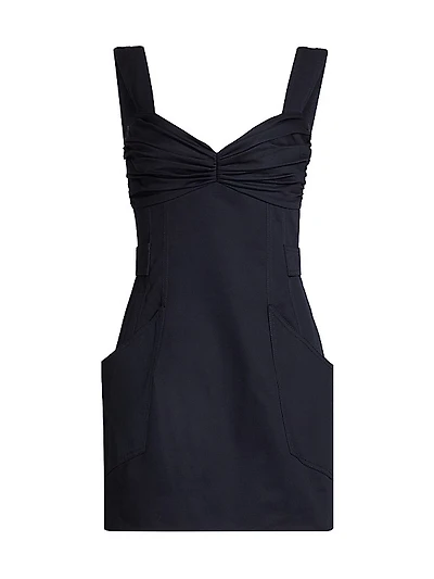 Monika Cotton Twill Minidress