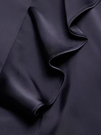 Juliet Charmeuse Cowlneck Gown