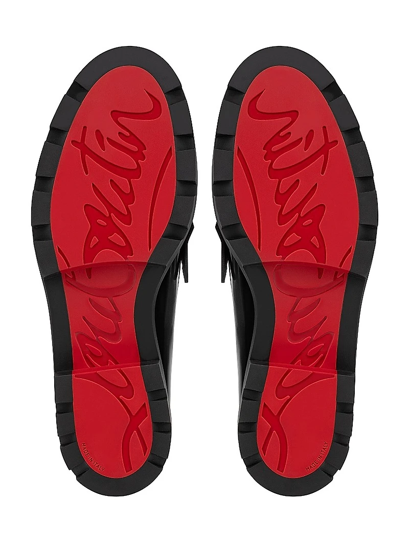 Penny Lug Calf Leather Loafers