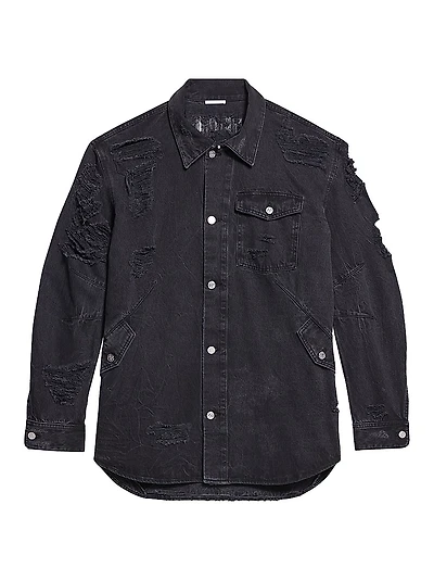 Apex Denim Oversized Shirt