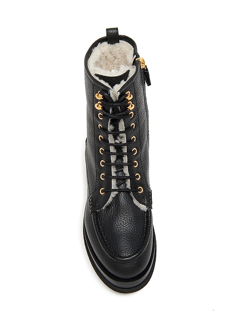 Pollini Calfskin Ankle Boots