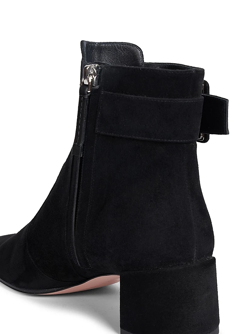 Tres Vivier Polly 45MM Suede Booties