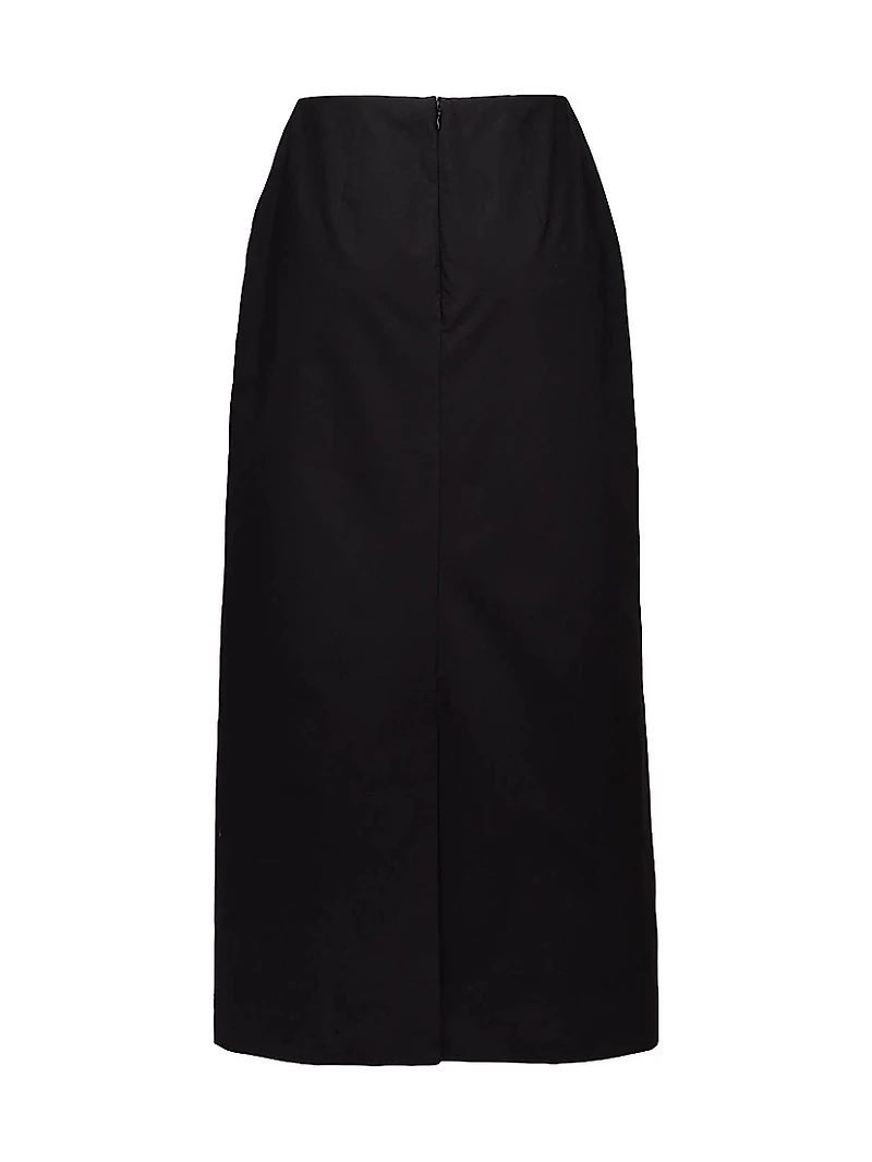 Pencil Skirt Intarsio Waves