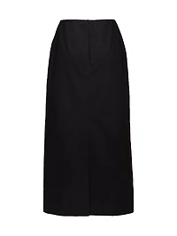 Pencil Skirt Intarsio Waves