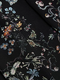 Parvancini Floral Silk Maxi Dress