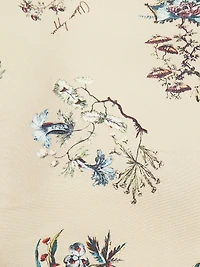 Floral Silk-Blend Maxi Dress