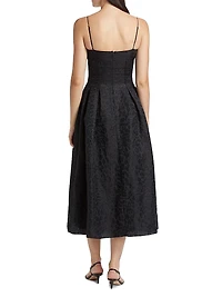 Rickie Leopard Jacquard Dress