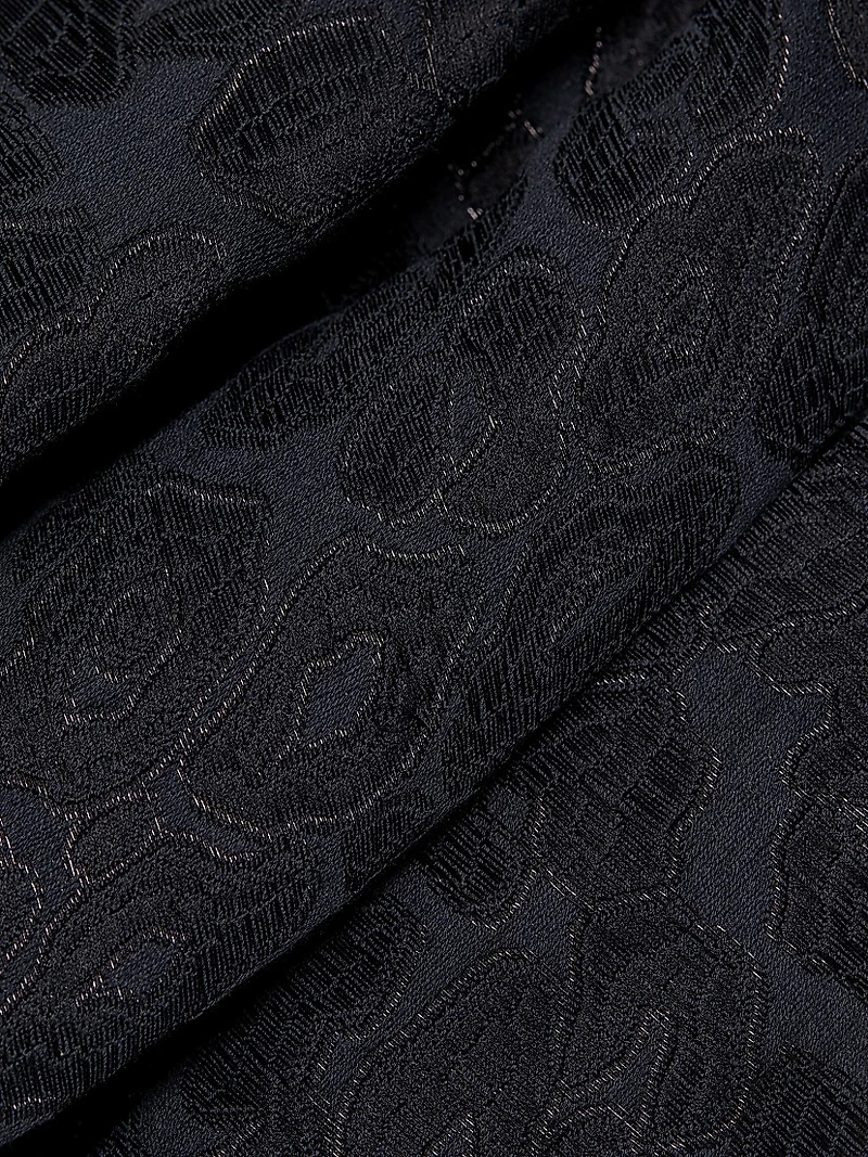 Rickie Leopard Jacquard Dress