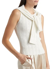 Pointelle Jacquard Top