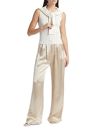 Pointelle Jacquard Top