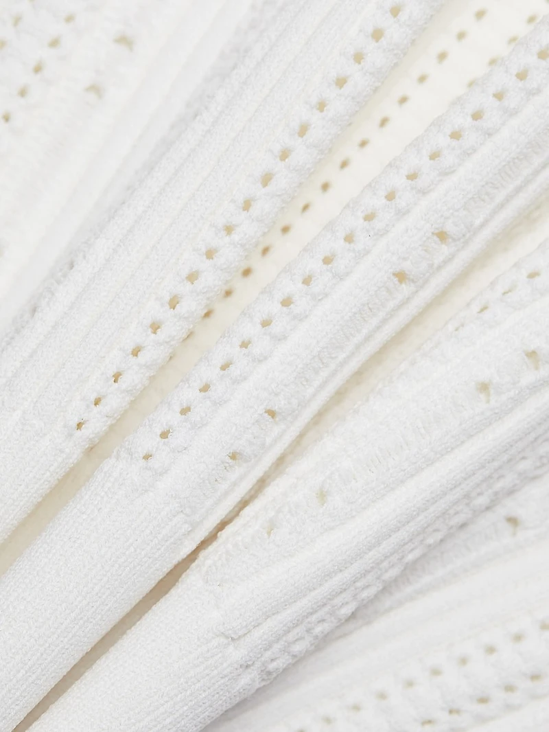 Pointelle Jacquard Cardigan