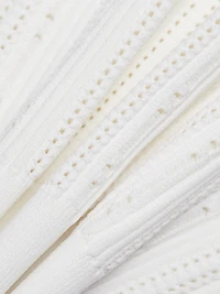 Pointelle Jacquard Cardigan