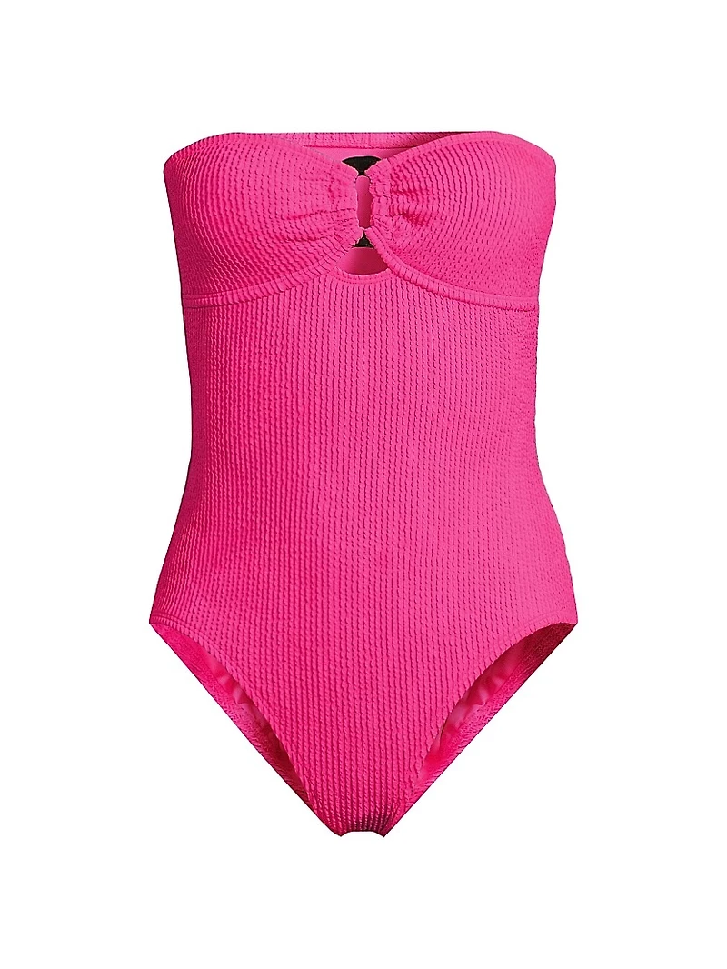 Anneli Rib-Knit One-Piece Swimsuit