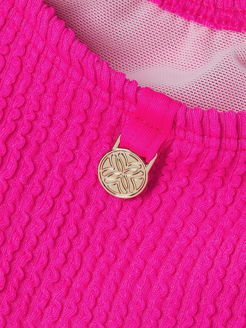 Anneli Rib-Knit One-Piece Swimsuit