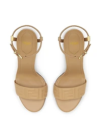 Delfina 95MM Leather Sandals