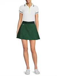 Knit Half-Zip Polo Top