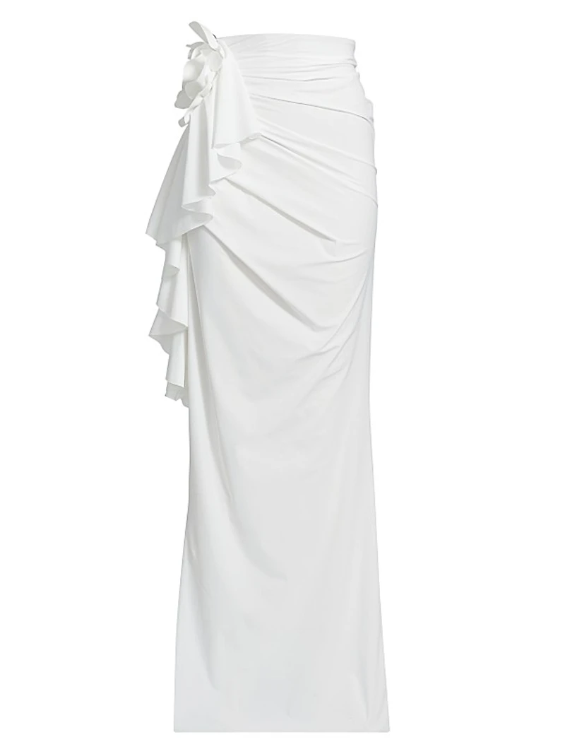Sirya Ruched Cover-Up Skirt