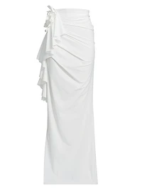 Sirya Ruched Cover-Up Skirt