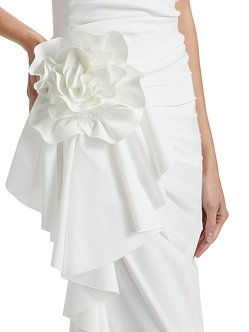 Sirya Ruched Cover-Up Skirt