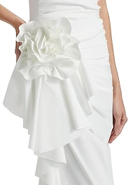 Sirya Ruched Cover-Up Skirt