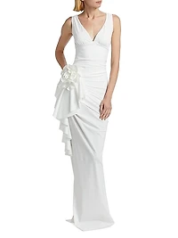 Sirya Ruched Cover-Up Skirt