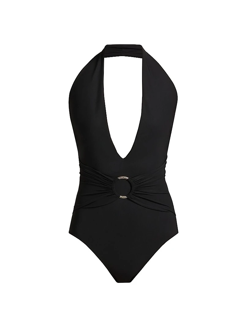 Areca Halterneck One-Piece Swimsuit