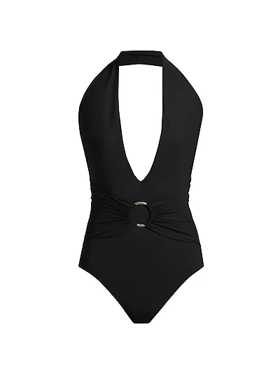 Areca Halterneck One-Piece Swimsuit