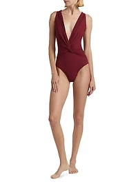 Almea Twist One-Piece Swimsuit