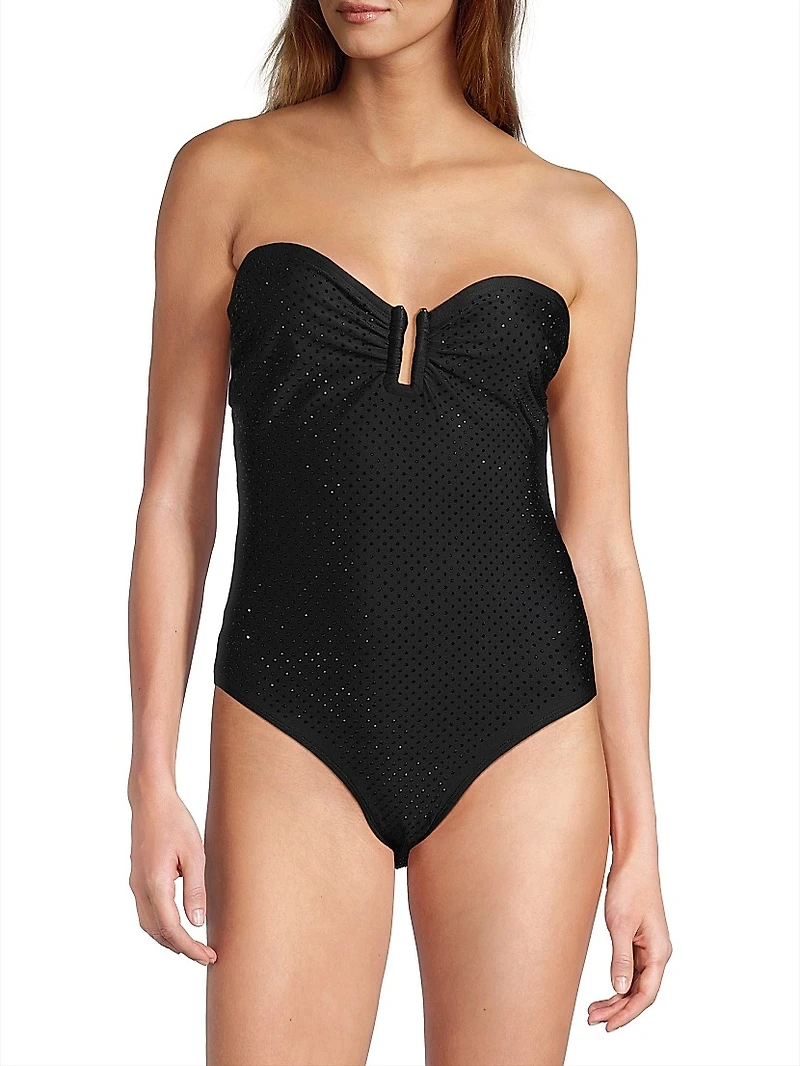 Daphne Embellished One-Piece Swimsuit