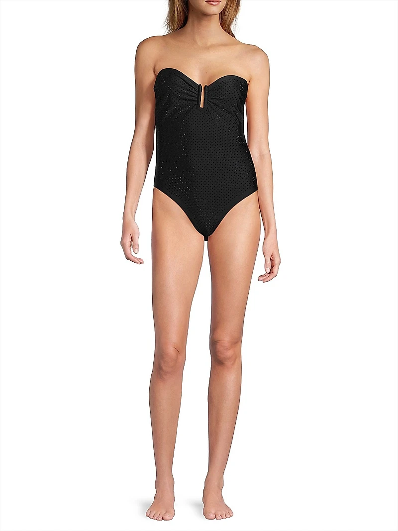 Daphne Embellished One-Piece Swimsuit