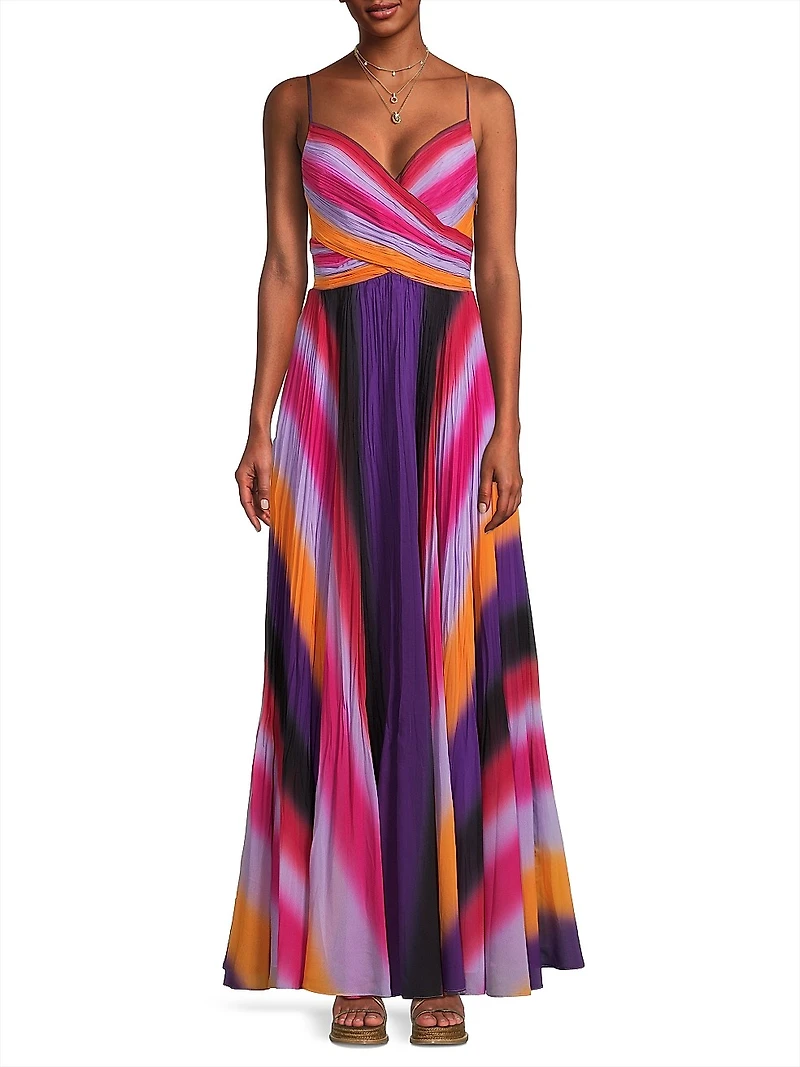 Jules Ombré Striped Maxi Dress