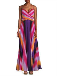 Jules Ombré Striped Maxi Dress