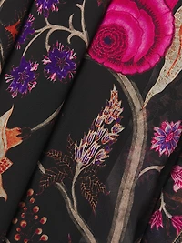 Hazel Floral Chiffon One-Shoulder Maxi Dress