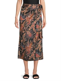 Stella Printed Sarong Skirt
