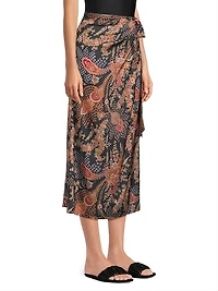 Stella Printed Sarong Skirt