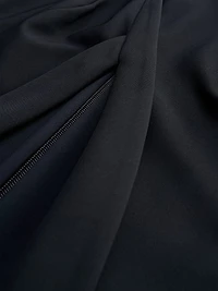 Marta Stretch Crepe Belted Walk-Through Jumpsuit