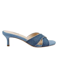 Aveline 55MM Denim Sandals