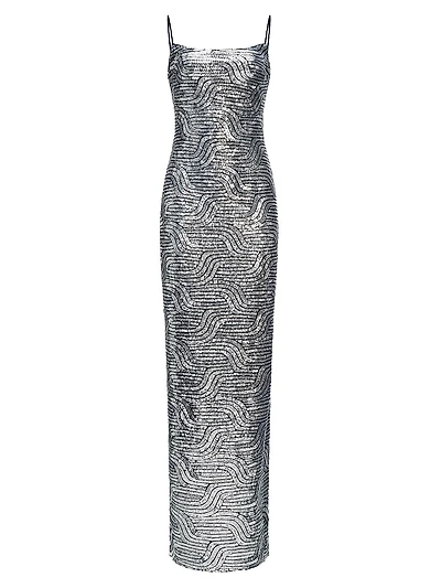 Reine Deco Sequin Gown