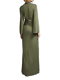Ahano Jersey Plunge Gown