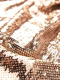 Jun Sequined Halter Gown