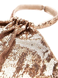 Jun Sequined Halter Gown