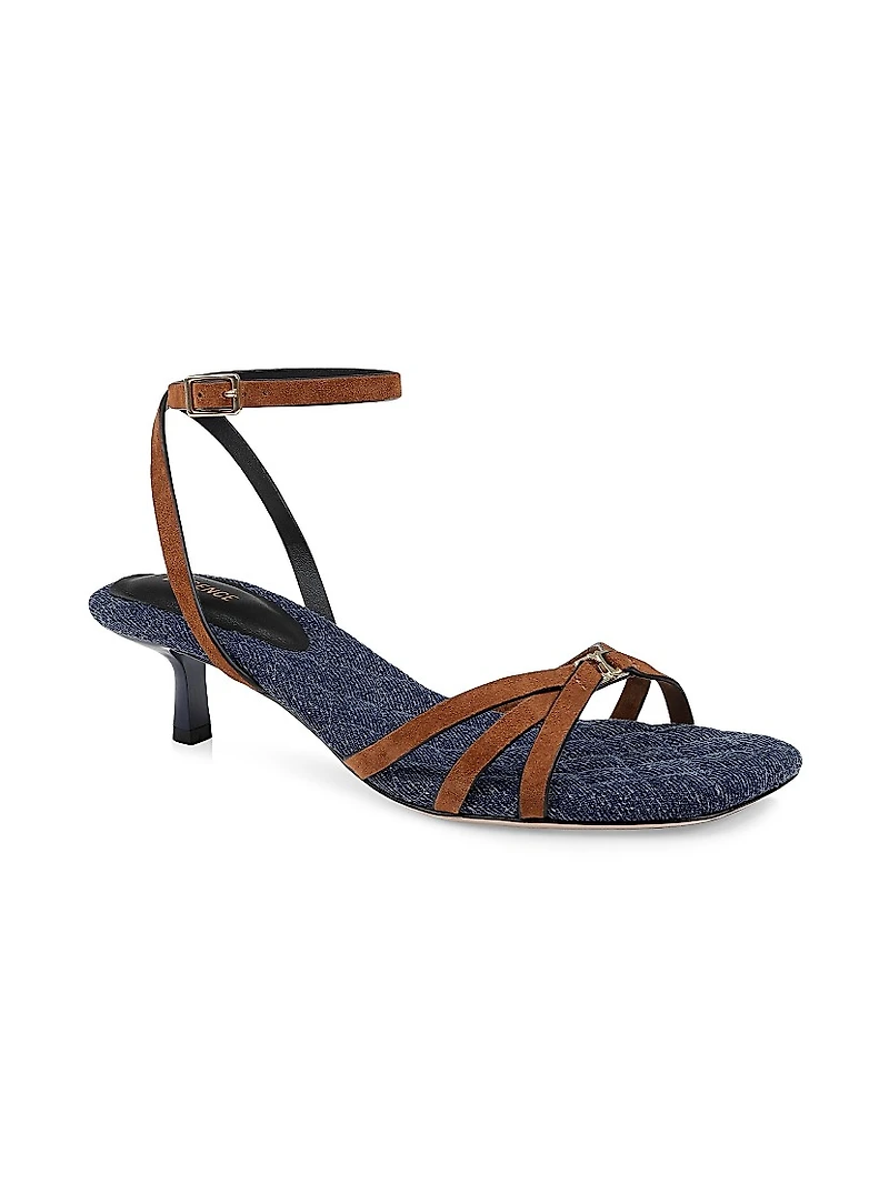 Genette 40MM Suede Sandals