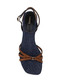 Genette 40MM Suede Sandals