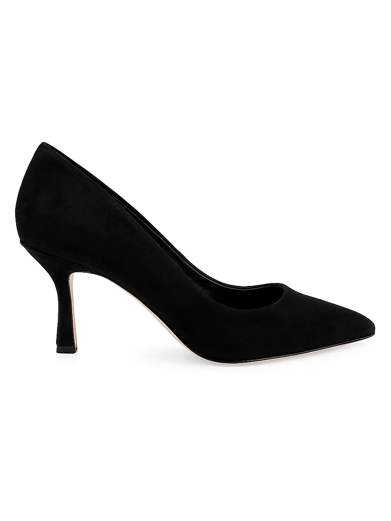Fleur 75MM Suede Pumps