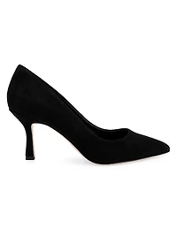 Fleur 75MM Suede Pumps