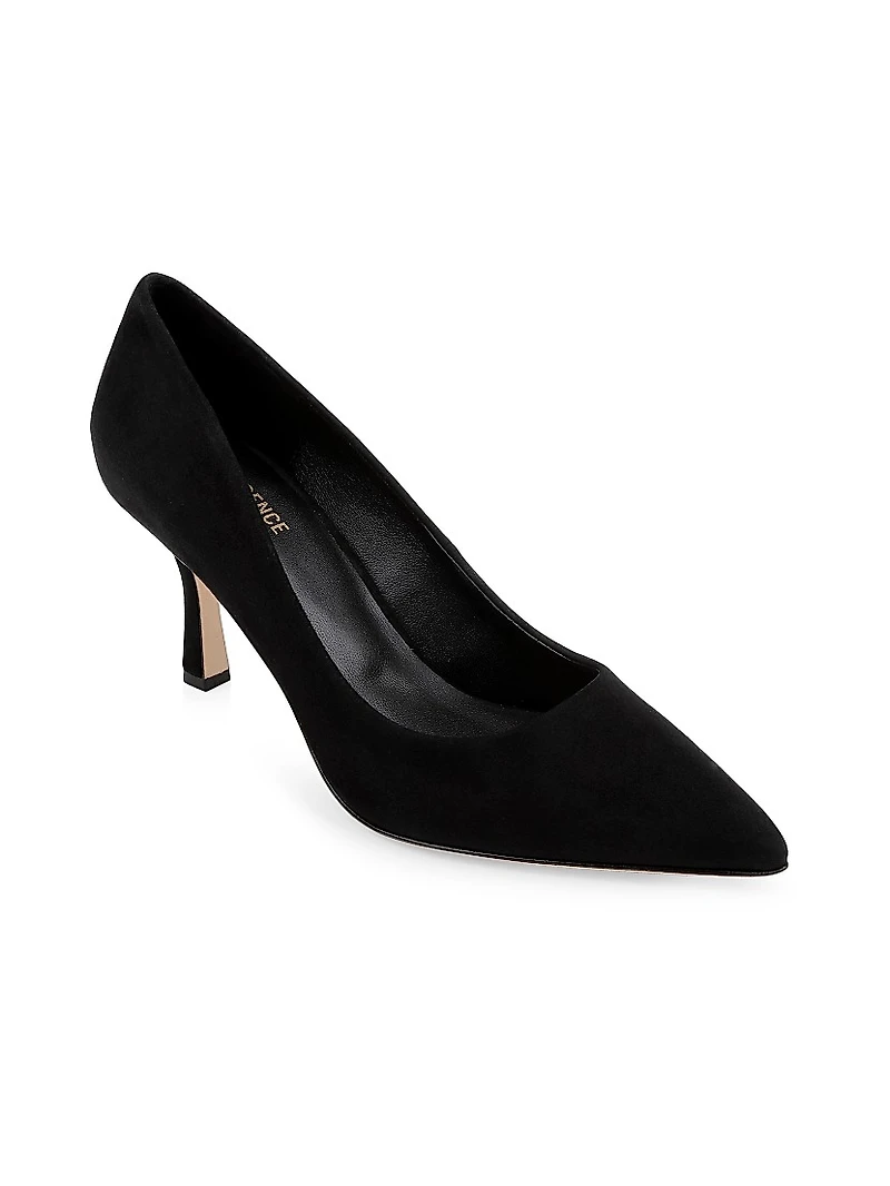 Fleur 75MM Suede Pumps